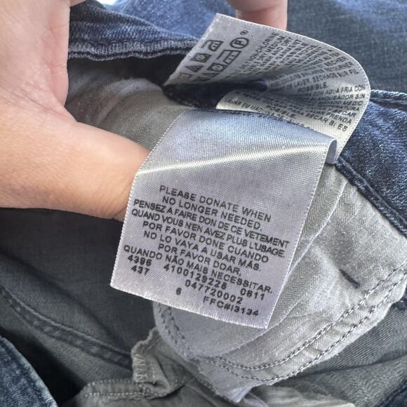 Levis Demi Curve Boot Jeans Womens 20W Blue Mid Rise Stretch Denim Bootcut - Picture 5 of 8